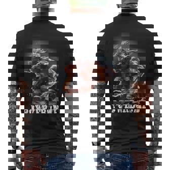 プロレス_007 メンズTシャツ バックプリント - Kawaiitshirt