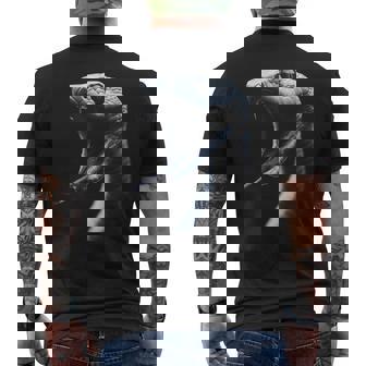 ヘビ 爬虫類 コブラ バイパー 蛇 爬虫類 生物学 ギフト メンズTシャツ バックプリント - Kawaiitshirt