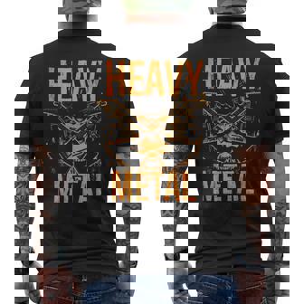 ヘヴィメタルミュージック メンズTシャツ バックプリント - Kawaiitshirt