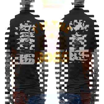 ベイビー・ボス「アイム・ザ・ボス」ライク・ア・ボス・キッズ メンズTシャツ バックプリント - Kawaiitshirt