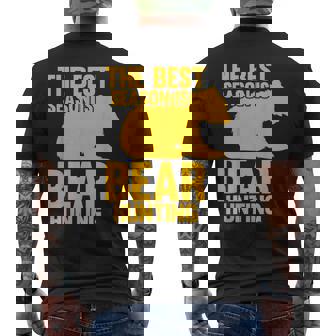 ベストシーズンはクマ狩りハンター メンズTシャツ バックプリント - Kawaiitshirt