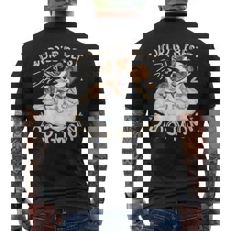 ベスト・ドッグ・ママ、子犬とジャック・ラッセル・テリア メンズTシャツ バックプリント - Kawaiitshirt