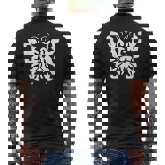 ベッキーバタフライ パーソナライズされたかわいい名前ワードアート メンズTシャツ バックプリント - Kawaiitshirt