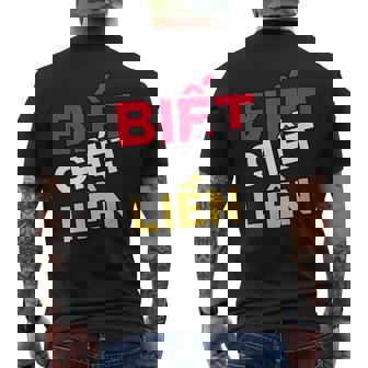 ベトナム ベトナム語 ベトナムの言葉 ビエット・チェット・リエン もし私が知ったら死ぬ メンズTシャツ バックプリント - Kawaiitshirt