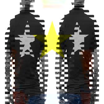 ベトナム国旗 星 ベトナム国旗 国旗 国旗 ハノイ サイゴン メンズTシャツ バックプリント - Kawaiitshirt