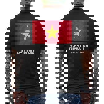 ベトナム国旗tシャツ メンズTシャツ バックプリント - Kawaiitshirt