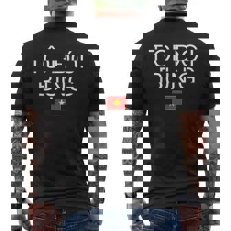 ベトナム語でお腹が空いた ベトナム メンズTシャツ バックプリント - Kawaiitshirt