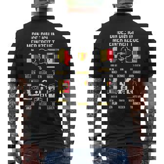 ベルギーの発言 メンズTシャツ バックプリント - Kawaiitshirt