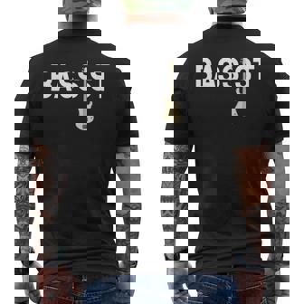 ベースギター ヴィンテージ ギタリスト ギタープレーヤー ギフト メンズTシャツ バックプリント - Kawaiitshirt