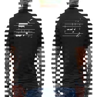 ベートーベン交響曲第5番-クラシック音楽作曲家 メンズTシャツ バックプリント - Kawaiitshirt