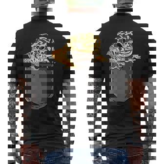 ペットヒョウモントカゲモドキギフト-私は私のヒョウモントカゲモドキが大好きです メンズTシャツ バックプリント - Kawaiitshirt