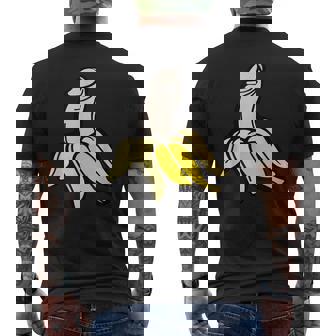 ペニス バナナ メンズTシャツ バックプリント - Kawaiitshirt