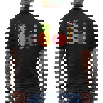 ペン パイナップル アップルペン 面白い メンズTシャツ バックプリント - Kawaiitshirt