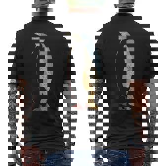 ペンギン レトロスタイル ビンテージ メンズTシャツ バックプリント - Kawaiitshirt