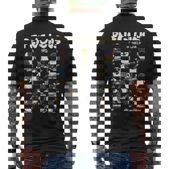 ペンギン ペンギン 世界の動物たち ペンギン愛好家 メンズTシャツ バックプリント - Kawaiitshirt