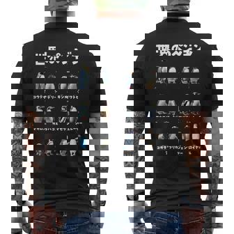 ペンギン 面白いtシャツ 動物 海 生き物 おもしろ メンズ 子供 おもしろ 服 グッズ ネタ メンズTシャツ バックプリント - Kawaiitshirt