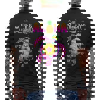 ホヌウミガメ アロハ ハワイ諸島 バケーション メンズTシャツ バックプリント - Kawaiitshirt