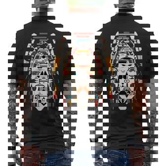 ホピ族アート シャーマン ネイティブ南西アメリカ インディアン スタイル メンズTシャツ バックプリント - Kawaiitshirt