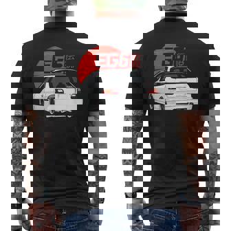 ホワイトハッチシビック Eg6-クラシック Jdm メンズTシャツ バックプリント - Kawaiitshirt