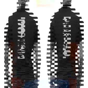 ボクシング ヴィンテージ ボクシング メンズTシャツ バックプリント - Kawaiitshirt