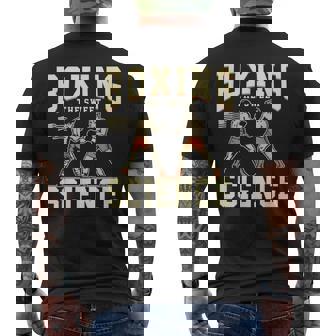 ボクシングtシャツ Theweetcience ボクサーtシャツ メンズTシャツ バックプリント - Kawaiitshirt