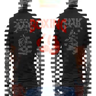 ボクシンググローブ ヴィンテージ ボクシング メンズTシャツ バックプリント - Kawaiitshirt