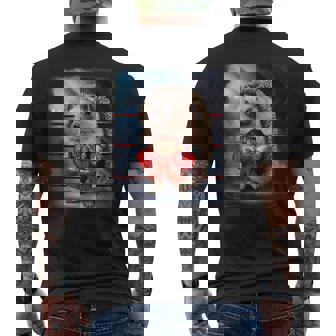 ボクシングチャンピオン ハリネズミファイター メンズTシャツ バックプリント - Kawaiitshirt