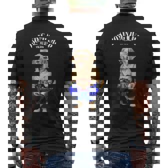 ボクシングチャンピオン ラブラドールレトリバー 犬 メンズTシャツ バックプリント - Kawaiitshirt