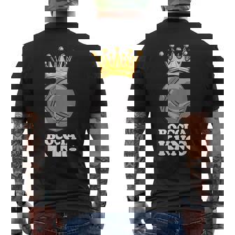 ボッチャキング プレーヤーウェア ボッチャボール付き ボッチャ メンズTシャツ バックプリント - Kawaiitshirt