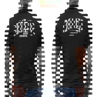 ボルダー コロラド Co カレッジ ユニバーシティスタイル メンズTシャツ バックプリント - Kawaiitshirt