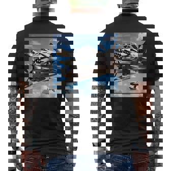 ボンバルディーノクロコディーノファニージェンアルファシャークミーム メンズTシャツ バックプリント - Kawaiitshirt