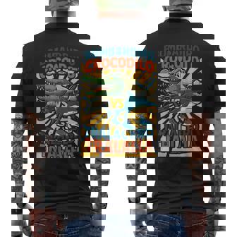 ボンバルディーロクロコダイロs トラレロトララーラ-イタリアンブレインロット メンズTシャツ バックプリント - Kawaiitshirt