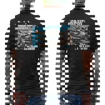 ボンバルディーロボンバルディーノクロコダイル面白いイタリアンブレインロットミーム メンズTシャツ バックプリント - Kawaiitshirt