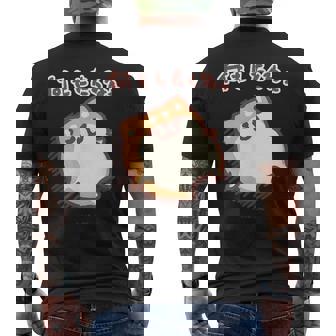 ボンレス犬とボンレス猫 何もしたくねぇ ボンレス犬 メンズTシャツ バックプリント - Kawaiitshirt