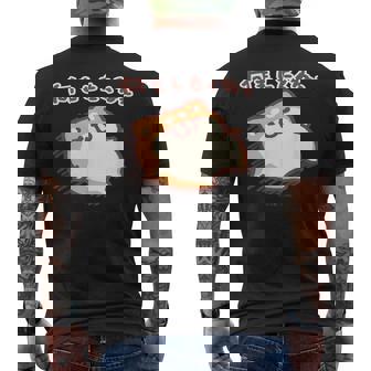 ボンレス犬とボンレス猫は何もしない ボンレス犬 メンズTシャツ バックプリント - Kawaiitshirt