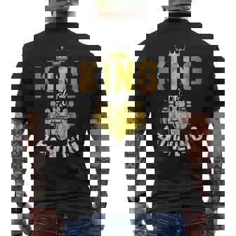 ボーリングチーム衣装 キングオブボウリング おもしろボーリング メンズTシャツ バックプリント - Kawaiitshirt