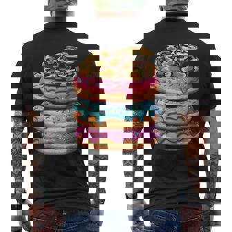 ボール パイソン ドーナツ好き 面白い メンズTシャツ バックプリント - Kawaiitshirt