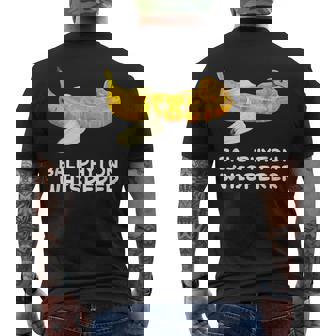 ボールパイソン ささやき蛇 爬虫類 爬虫類 バナナ メンズTシャツ バックプリント - Kawaiitshirt