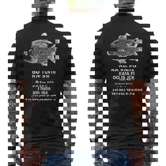 ボーン・トゥ・スイム・オーシャン・イズ・ア・ファック・キル・エム・オーシャン 1989 メンズTシャツ バックプリント - Kawaiitshirt