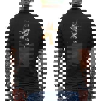 ポケット キリン メンズTシャツ バックプリント - Kawaiitshirt