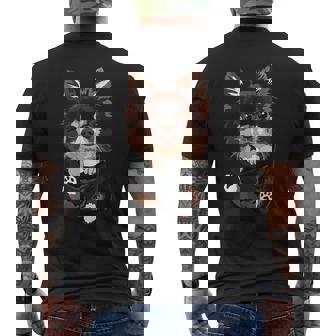 ポケットに入ったチワワ チワワ 子犬 長髪 犬好き メンズTシャツ バックプリント - Kawaiitshirt