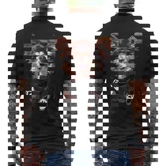 ポケットの中のチワワ 面白い チワワ 長髪 犬好き メンズTシャツ バックプリント - Kawaiitshirt