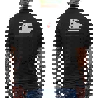 ポケットエースポーカー メンズTシャツ バックプリント - Kawaiitshirt