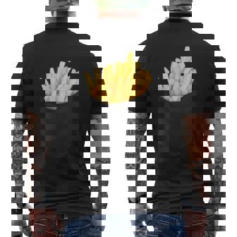 ポケットフライドポテト 胸にチップス フライドポテト メンズTシャツ バックプリント - Kawaiitshirt