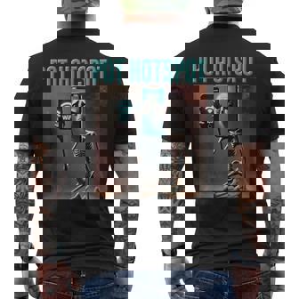 ポット ホットスポット スケルトン Ai モンスター イタリアン ブレイン ロート キッズ 男の子 メンズTシャツ バックプリント - Kawaiitshirt