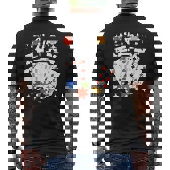 ポーカー 私はオールイン メンズTシャツ バックプリント - Kawaiitshirt