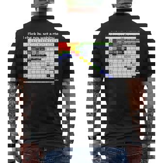 ポーカーハンドレンジ メンズTシャツ バックプリント - Kawaiitshirt