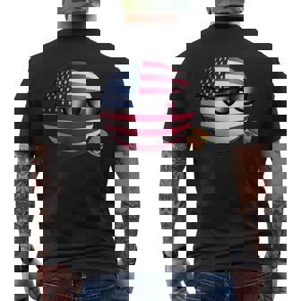 ポーランドボールusa メンズTシャツ バックプリント - Kawaiitshirt