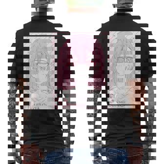 ポールプリンセス フェイスシリーズ ヒナノ メンズTシャツ バックプリント - Kawaiitshirt