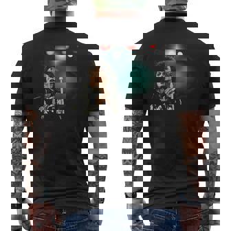 マイケル・ジャクソン オン ワールド バッド ツアー ライブ アット ウェンブリー 1988 メンズTシャツ バックプリント - Kawaiitshirt